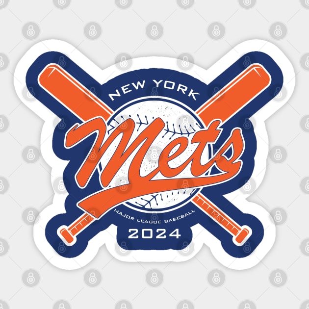 Mets 24 Sticker by Nagorniak